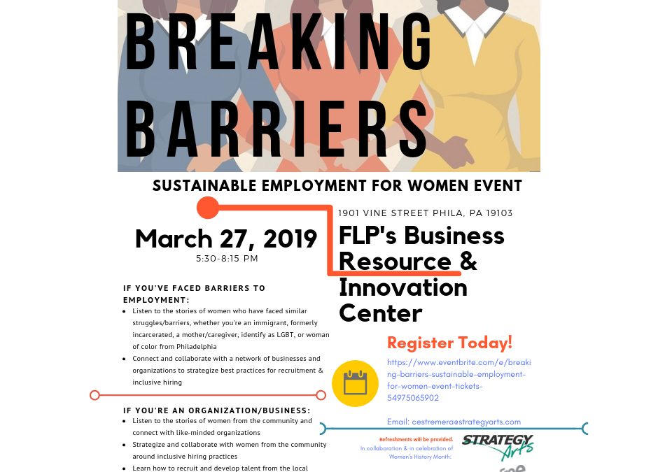 Breaking Barriers: Sustainable Employment for Women – March 27